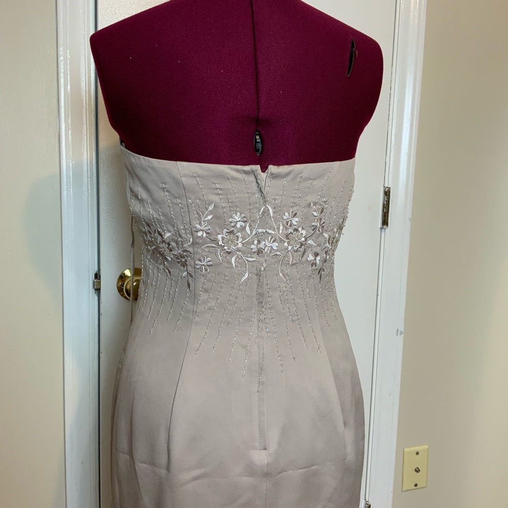 Like New Forever Yours 2 Pz Champagne Sequined Evening Ball Gown … - Picture 5 of 12